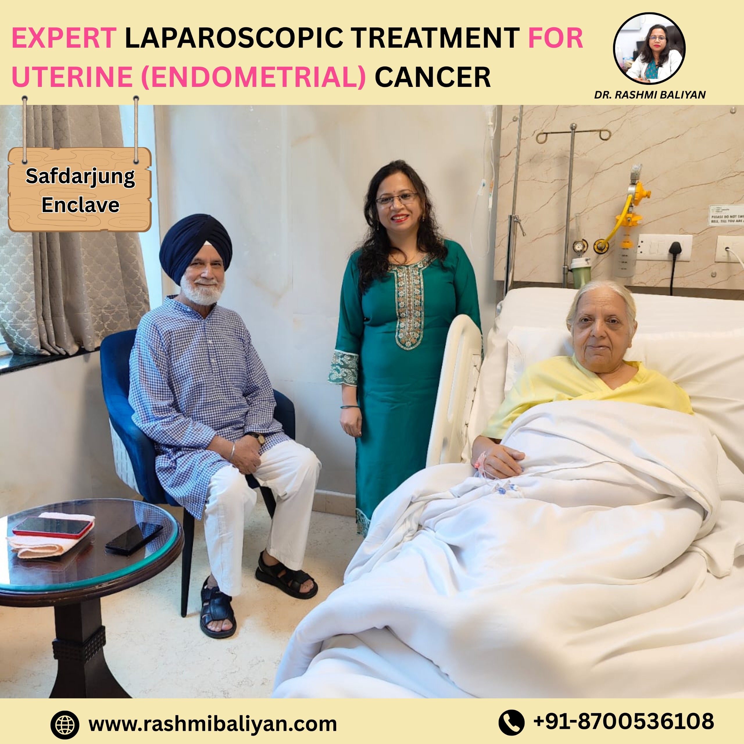 Expert Laparoscopic Treatment for Uterine (Endometrial) Cancer