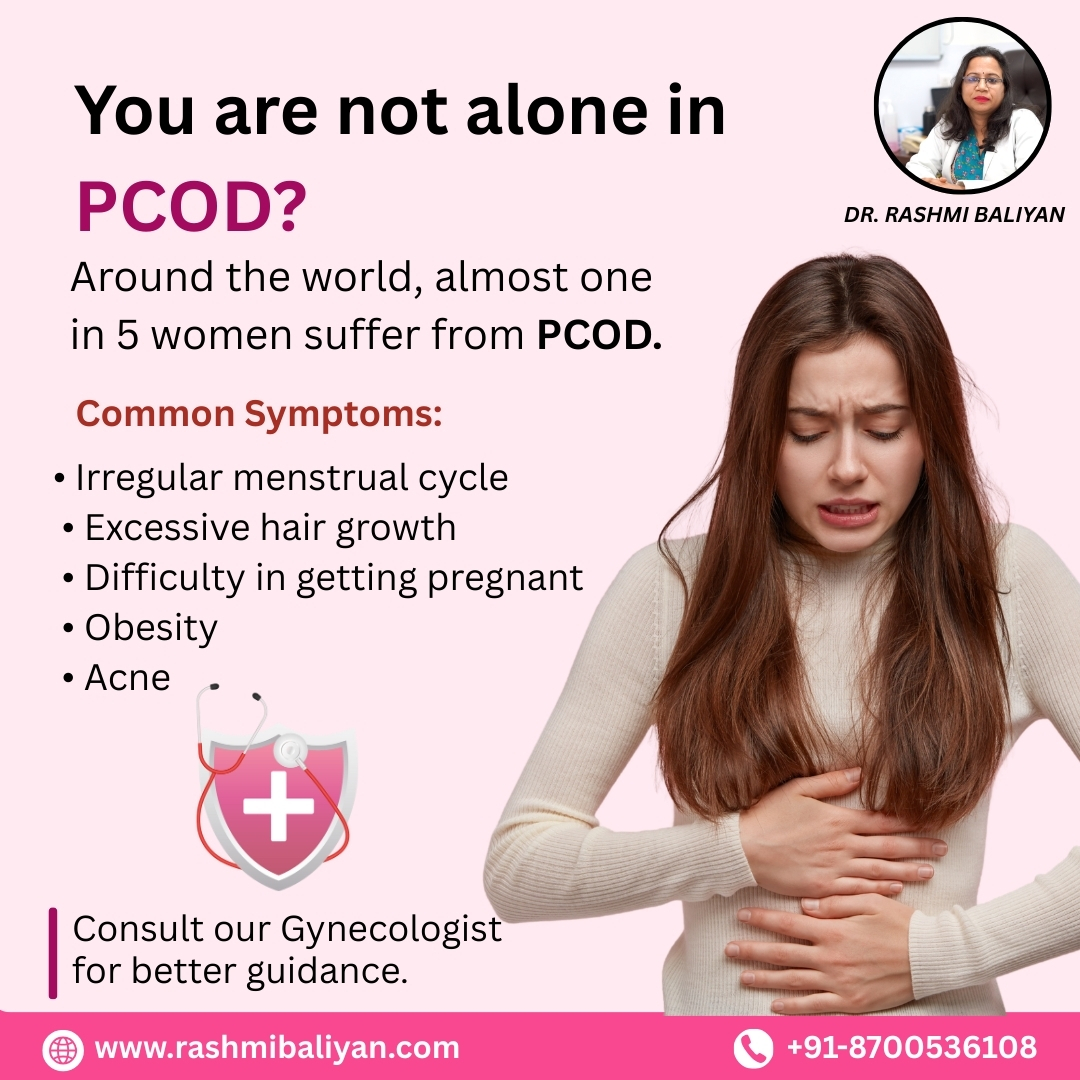 If you are looking for the best PCOD specialist in Safdarjung Enclave, then visit Dr. Rashmi Baliyan — one of the most trusted and experienced gynecologists.