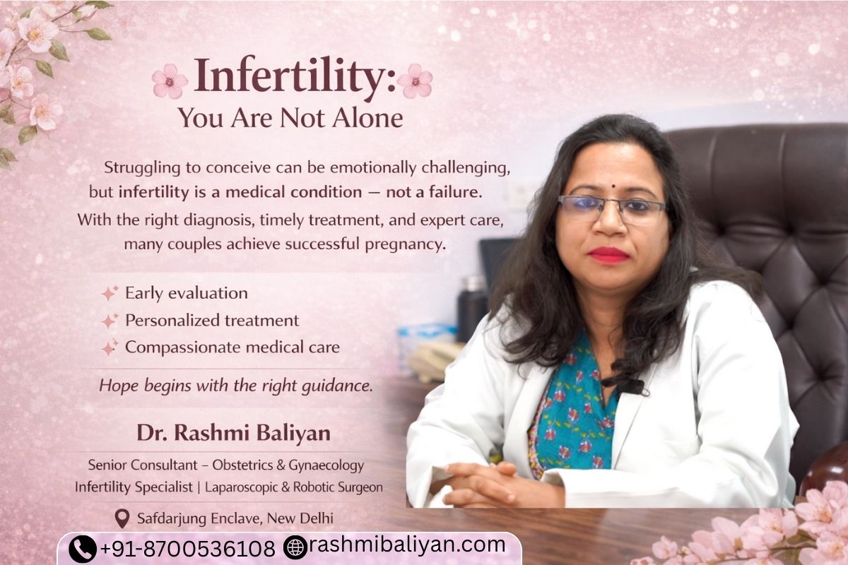 Infertility Treatment in Delhi | Causes, Diagnosis & Expert Care – Dr. Rashmi Baliyan