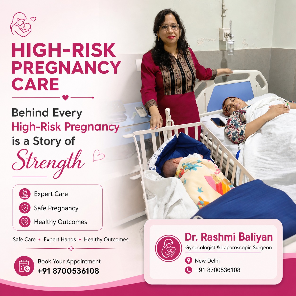 High-Risk Pregnancy Explained Simply | Expert Care in Delhi